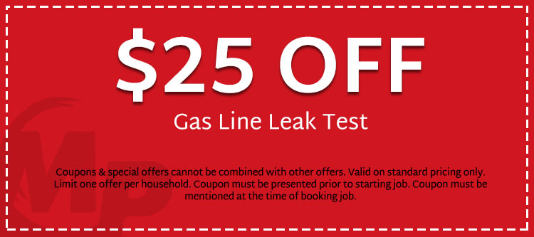 discount on gas line leak test in San Francisco, CA