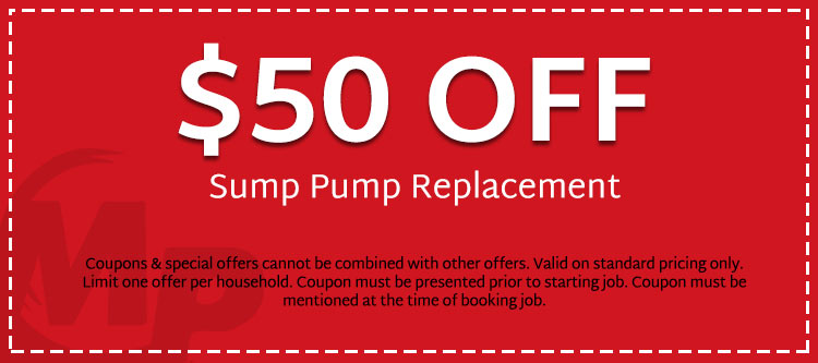 discount on sump pump replacement in San Francisco, CA
